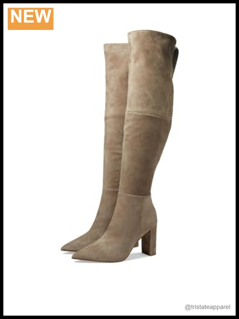 Steve Madden Blyss Over-the-Knee Suede Heeled Boots Size?